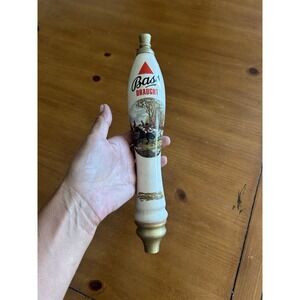 Bass Ale English Fox Hunt Draft Beer Keg Bar Tap Handle